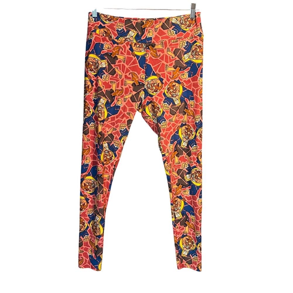 LuLaRoe Tall & Curvy Disney Beast Leggings  Super Soft Beauty & The Beast Comfy